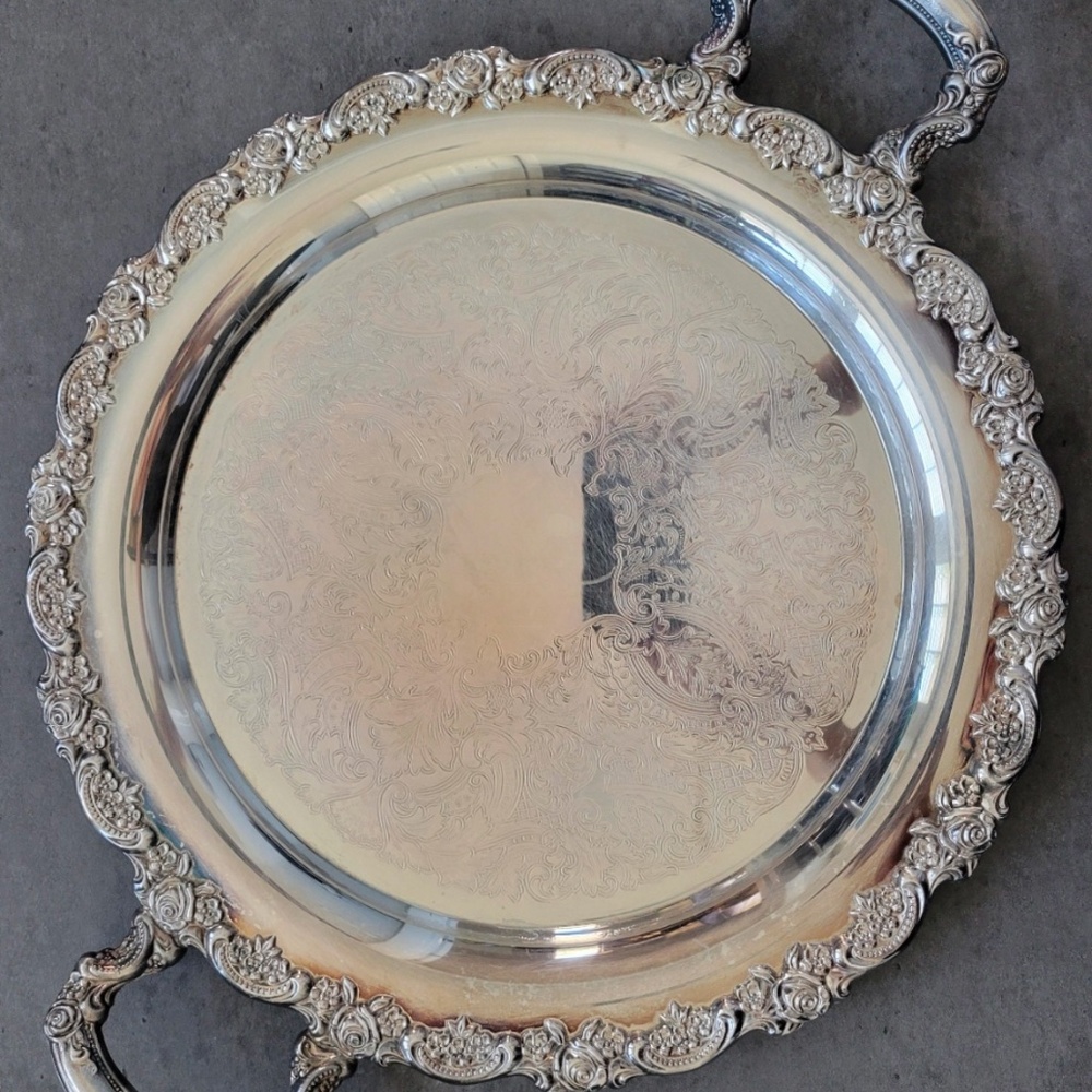 Vintage Silver Tray